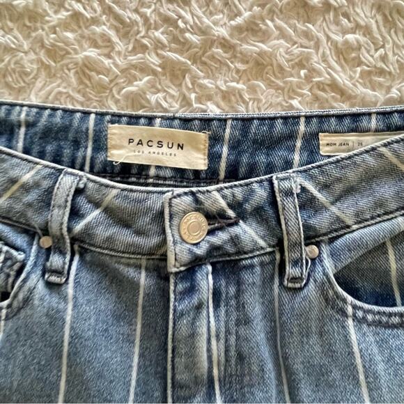 Pacsun Pinstripe Mom Jeans Size 26 EUC - Picture 7 of 10
